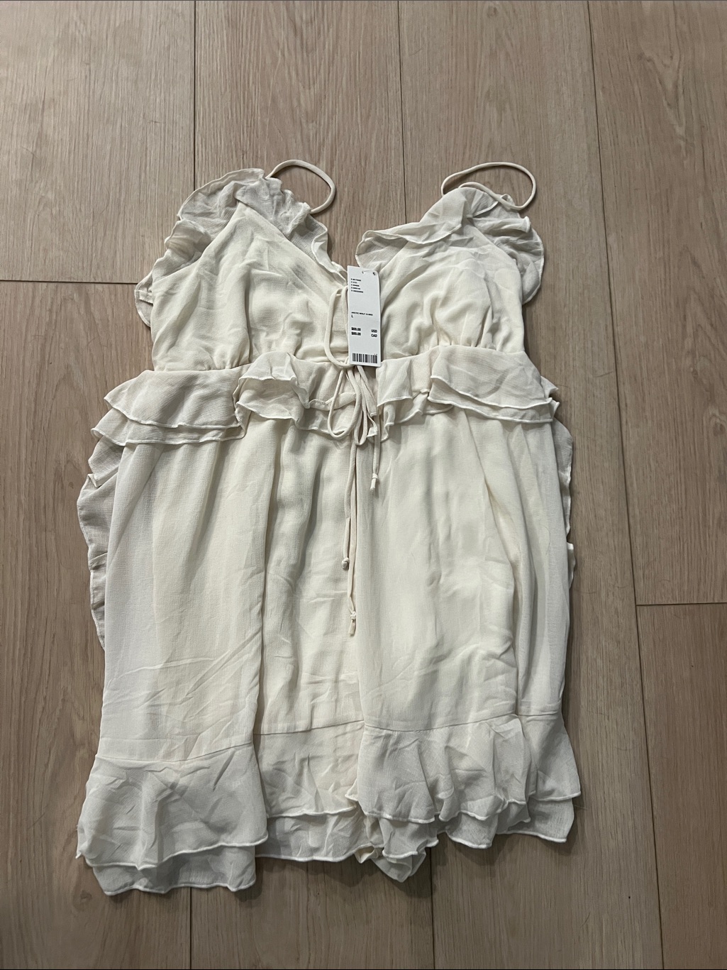 Kimchi Blue Urban Outfitters Ruffled Romper